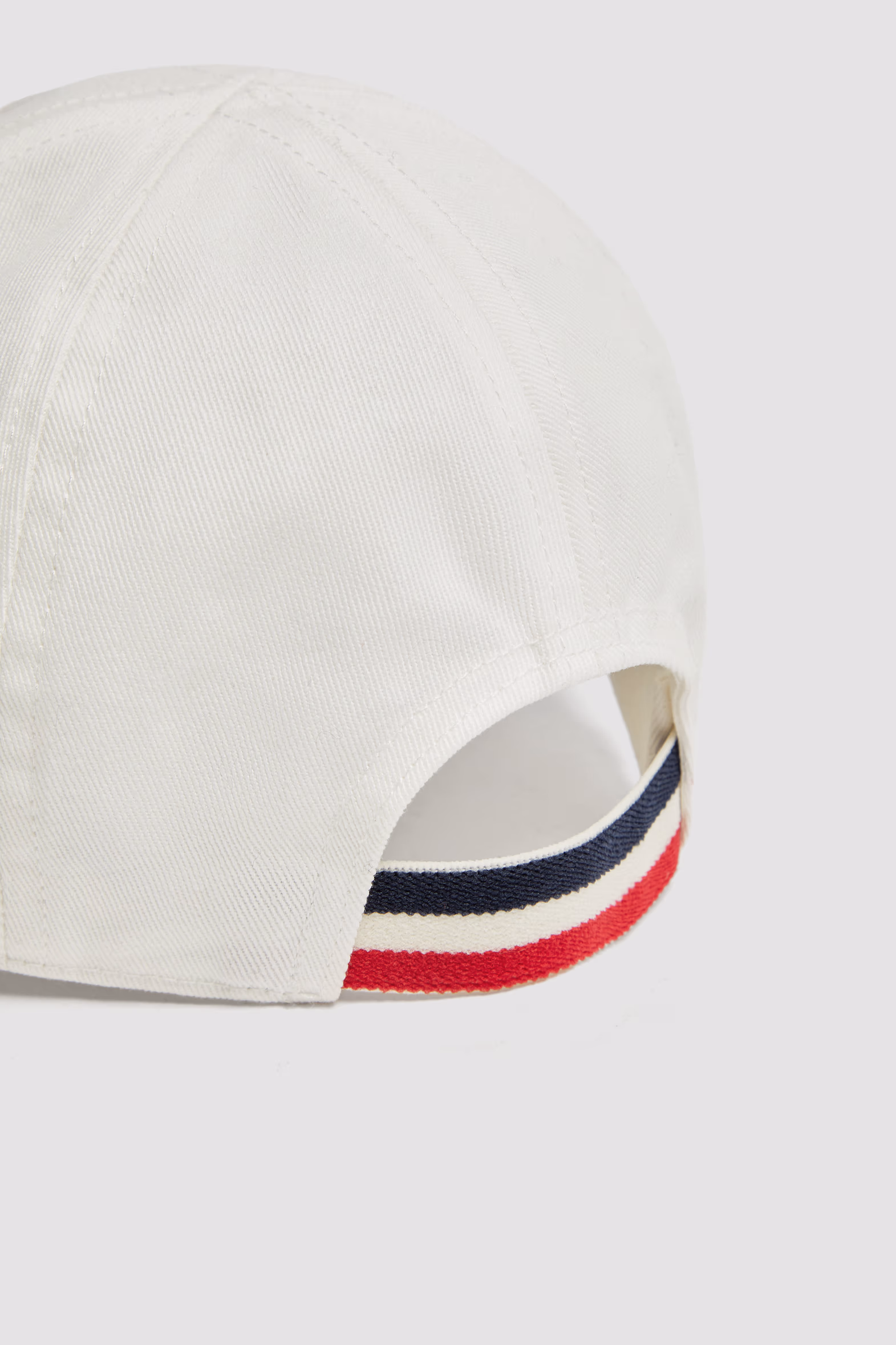 Cotton Gabardine Baseball Cap Boy White Moncler 2